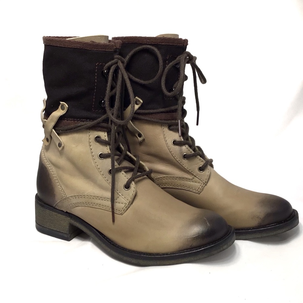 Coconuts by Matisse distressed combat boots